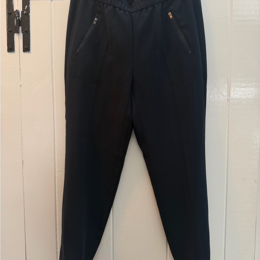 J. Crew Navy Joggers with Zippered Pockets